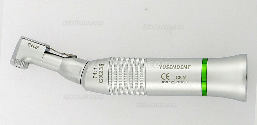 YUSENDENT CX235 C8-2 Tipo E Contra Angulo Redutor 64:1Baixa Rotação Odontológica